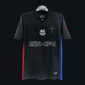Barcelona X Travis Scott Jersey - Etsy