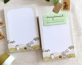 Memo Pad - Summer Meadow Blooms | Cute Memo Pad | Teachers Pad | To Do Notepad | Journal Planner | Writing pads | Cute Stationery | Notepad