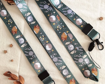 Forest Critters Lanyard | Lanyard Keychain | Key Accessories | Badge Holder | Cute Lanyard | Teacher Gift | Office Accessories | Neck Strap