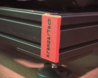 Custom Aluminum Extrusion End Caps | Personalized Sim Racing, CNC, 3D Printer Accessories