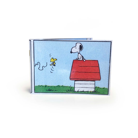 TRAVEL CARD WALLET Adorable White Beagle With Yellow Bird Etsy