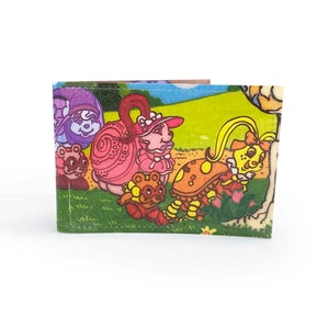 TARJETA OYSTER / Keypers de los años 80, página de cómic vintage reciclada en PVC - Cartera retro, abono de viaje, metro, tren, autobús