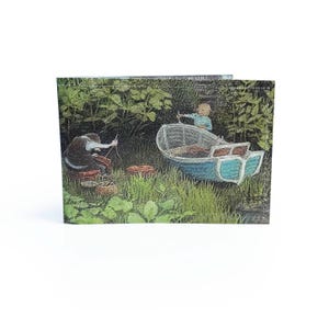 PORTE-CARTES DE VOYAGE |  taupe vintage, blaireau, page de livre recyclée en pvc - huîtres, métro, train, bus, portefeuille de voyage, vent dans les saules