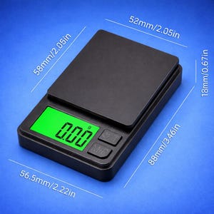 Mini Digital Pocket Scale – 1000g x 0.1g Precision Gram Scale image 3