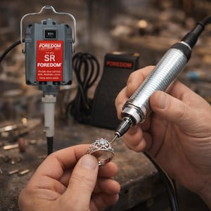Herramienta rotativa FOREDOM para tallar, pulir y abrillantar joyas 110 V, 220 V