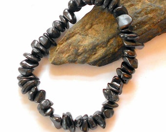 Shungite Chip Stretch Bracelet earthegy #2429