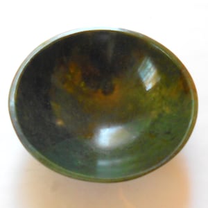 Fancy Jasper Gemstone Bowl 5  Natural Stone Specimen #2076