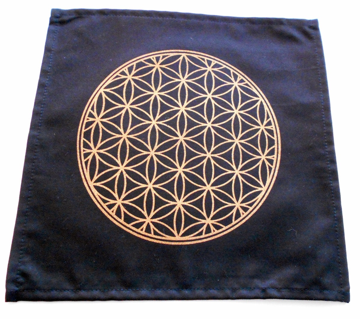 earthegy Flower of Life Crystal Grid Cloth 20 x 20 earthegy Flower of Life Crystal Grid Cloth 20 x 20