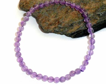 Amethyst Stretch Bracelet Mini earthegy #1453