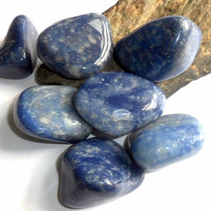 BLUE AGATE Deep Brazilian Tumbled Gemstone Lg/XLg. Relaxation, Meditat –  Dewberry's Herbal Apothecary, LLC™