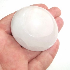 White Selenite Bowl Gemstone Natural Stone Specimen earthegy 1138 image 4