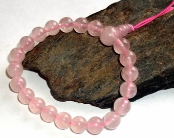 Rose Quartz Mala Bracelet Wrist Gemstone
