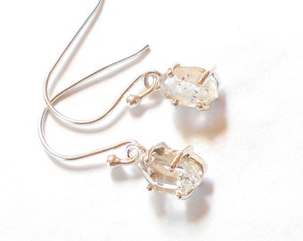 Herkimer Diamond Sterling Silver Earrings earthegy #3226