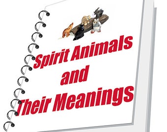 Spirit Animals and Their Meanings Ebook PDF Format earthegy