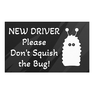 New Driver Gifts /  Funny Car magnet  / Teen Driver Gift