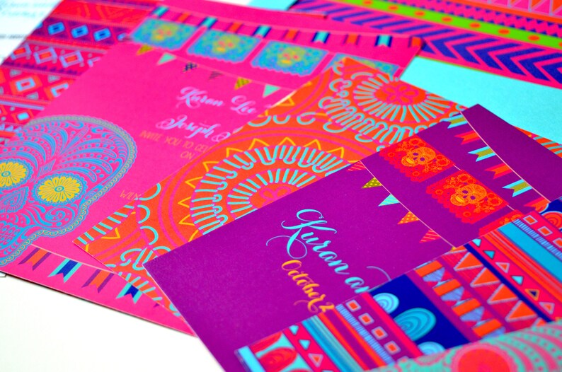 Sugar Skull Invitations Dia De Los Muertos Mexican Invitations Cinco de Mayo Day of the Dead Wedding Save the Dates Mexico Wedding