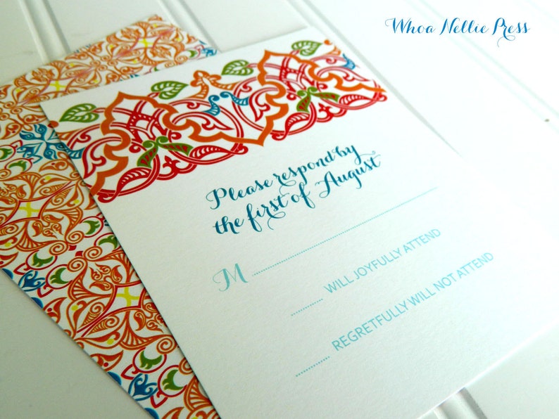 Spanish Wedding Invitations Mexican Wedding Spanish Tiles