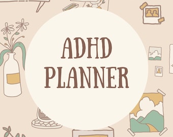 ADHD Daily Planner Printable - Brain Dump, Time Blocking Focus Tool | A4 Digital PDF