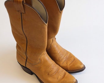 elk skin cowboy boots