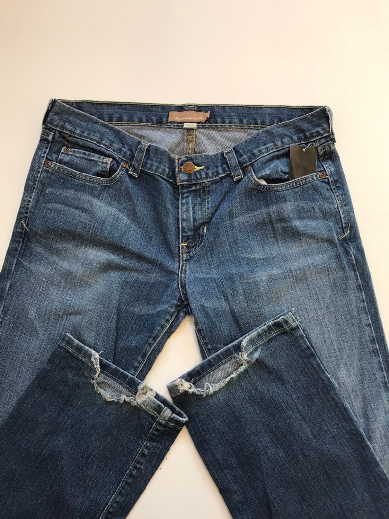 Vintage 1990s Abercrombie & Fitch Stretch denim blue jeans Etsy