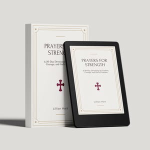 Diário de Oração para Força – Devocional Cristão para Imprimir com Orações Diárias, Mensagens e Escrituras