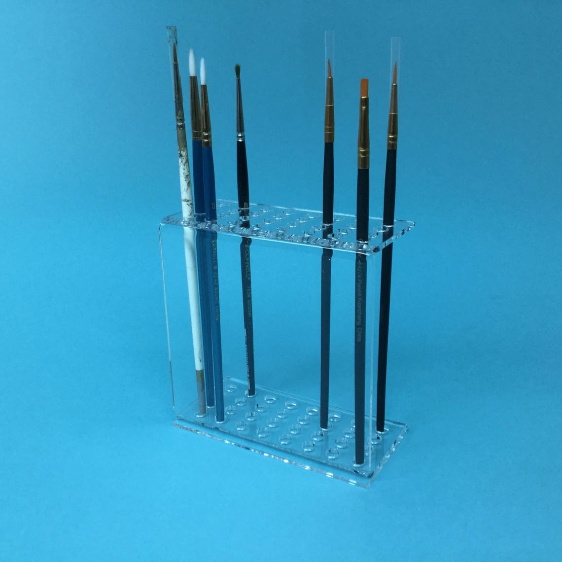 Paint Brush Stand/Holder for Hobby Size Brushes. Etsy