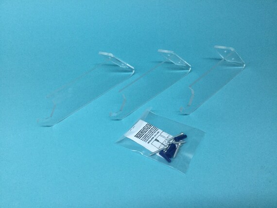 Moebius 2001 Discovery clear acrylic wall mount display brackets