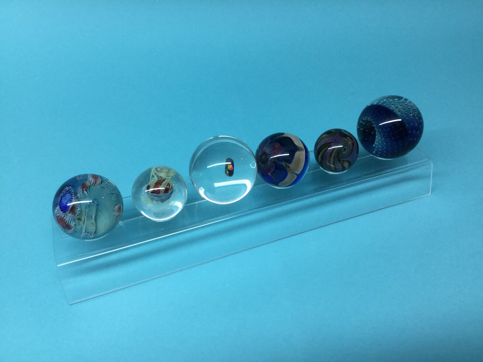 Marble Display Stand for Small Collectible Marbles Clear Etsy