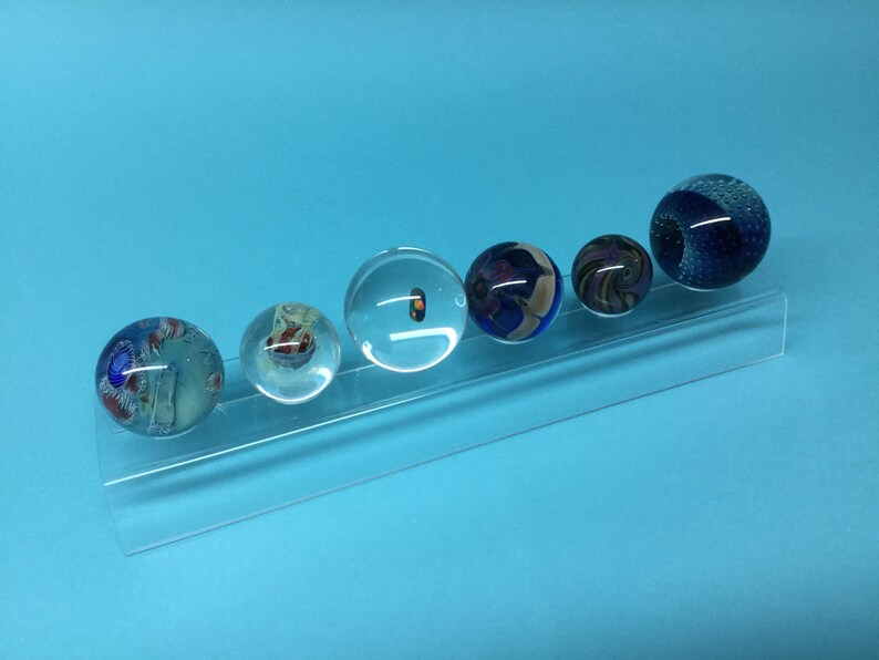 Marble Display Stand for Small Collectible Marbles Clear Etsy