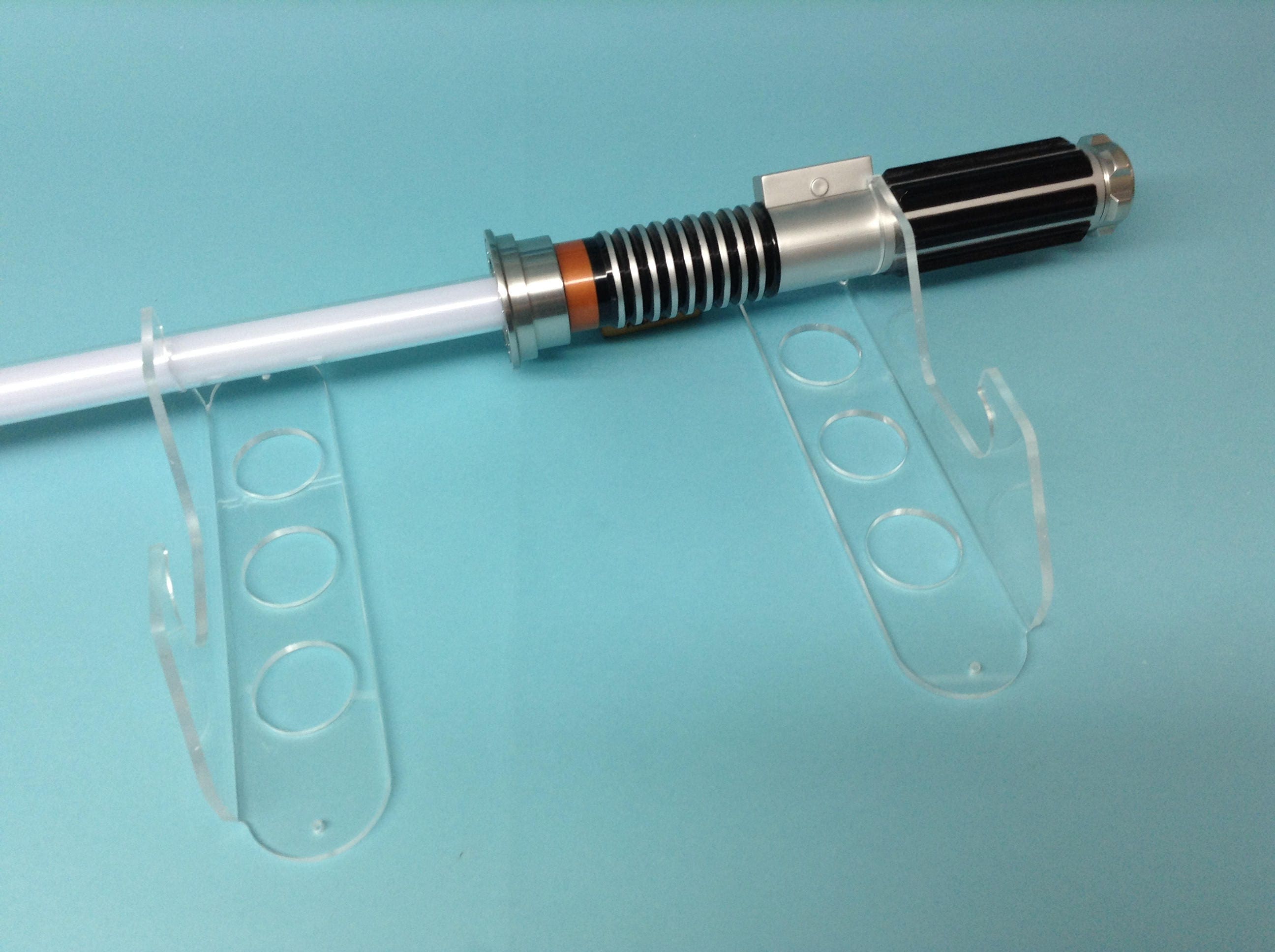 Lightsaber Holder/wall Mount/horizontal Design/clear Etsy