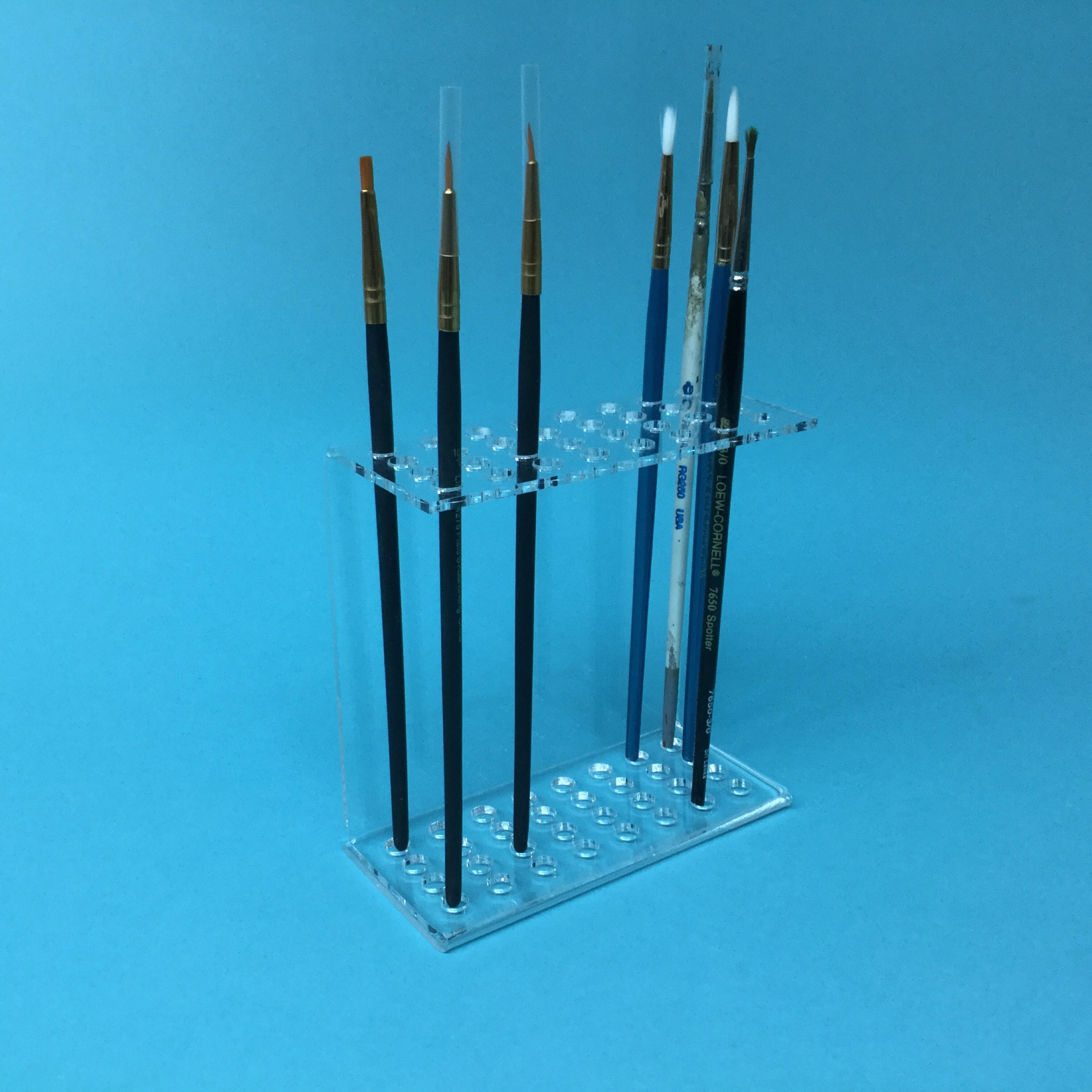 Paint Brush Stand/Holder for Hobby Size Brushes. Etsy
