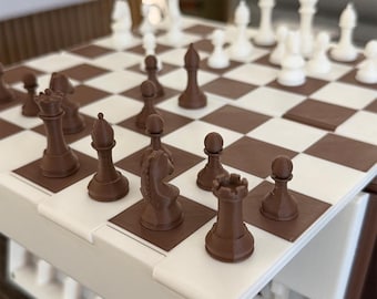 Spielbuch - Als Buch getarntes Reiseschach | Magnetisch & platzsparend | PlayBook'd