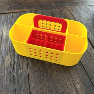 Schreibtisch Organizer 6-9 Fächer | 3D gedruckter | Stiftehalter Büro Ordnung | Desk Organizer personalisiert Farbe nach Wunsch