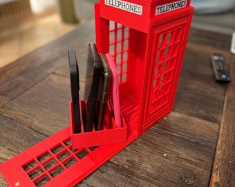 Cabine telefônica para celulares | Caixa de desintoxicação digital | Desintoxicação digital | Impressão 3D | Cesta para celular | Presente para famílias