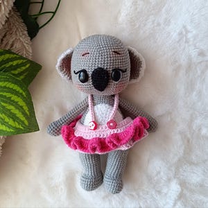 Cute Koala Doll – Cotton Crochet Plush for Kids – Nursery Animal Decor