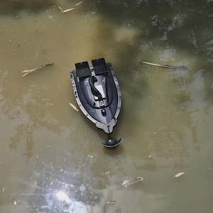 support deeper dark water bait boat mk2