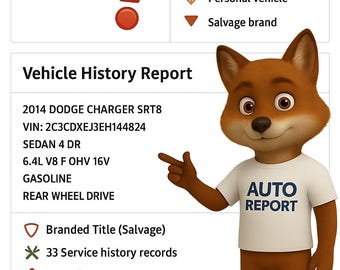 Car history report for cars from USA/Canada vehicle auto (delivery in 2-5 minutes)