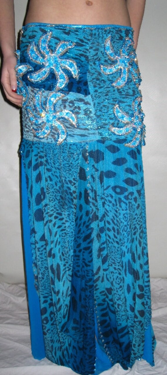 RUCHED TURQUOISE~MERMAID Cheetah~Professional~Bel… - image 4