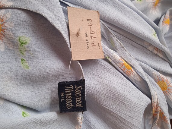 90's Nwt SACRED Thread COTTAGECORE Periwinkle DAI… - image 7