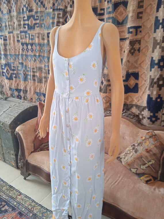 90's Nwt SACRED Thread COTTAGECORE Periwinkle DAI… - image 2