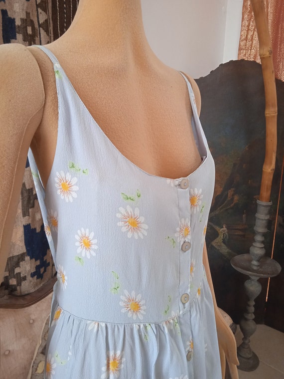 90's Nwt SACRED Thread COTTAGECORE Periwinkle DAI… - image 1