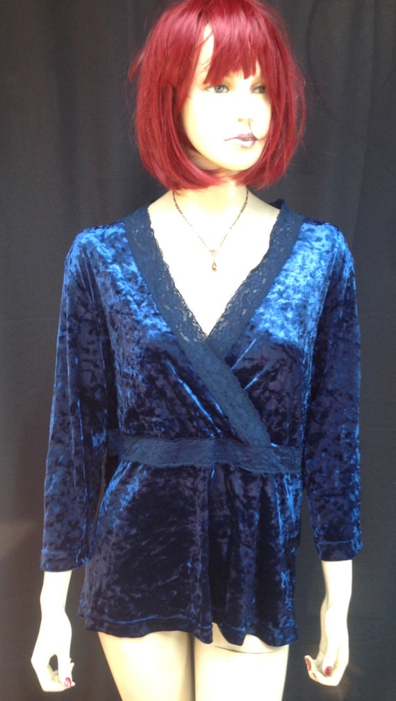 To 50" Bust NWT~ROARING 90's~ROYAL Blue Lush Quali