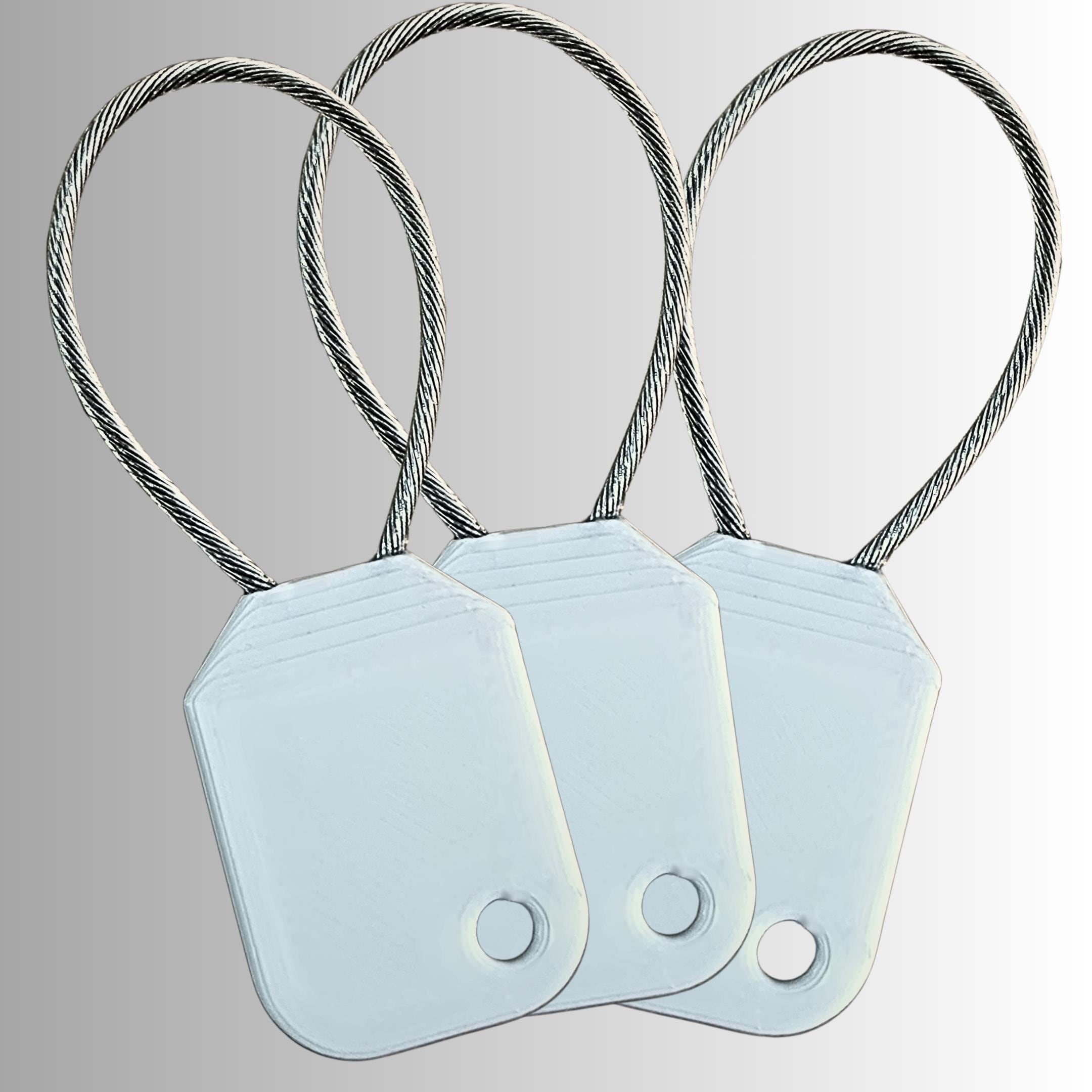 3 piezas de carrito de compra gratuito - Un abridor - para todos los carritos de compra, blanco