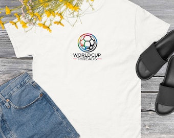 T-shirt de la Coupe du monde : maillot de football rétro - T-shirt de supporter