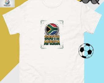 Maillot de football sud-africain | -shirt de la Coupe du monde | T-shirt de fan de football