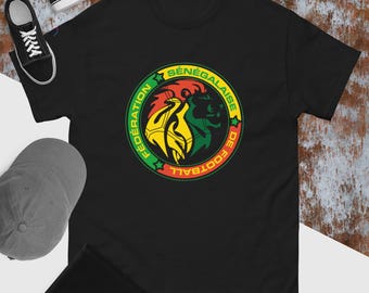 Maillot de football du Sénégal | -shirt de la Coupe du monde | T-shirt de fan de football