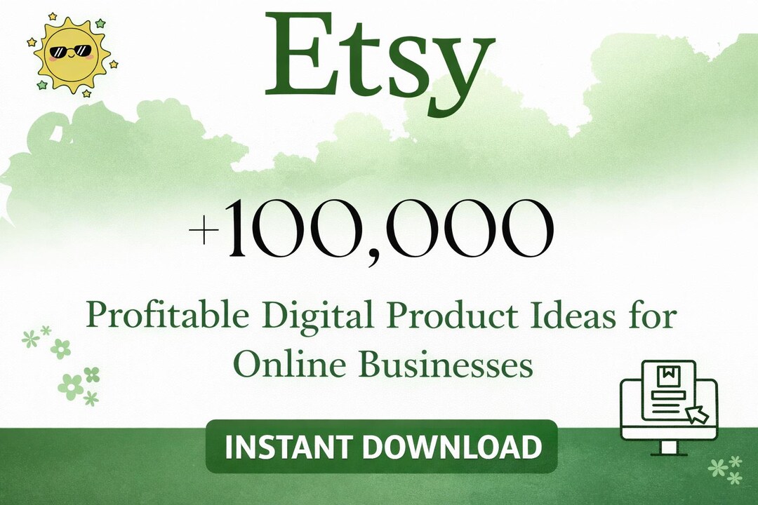 100,000+ Profitable Digital Product Ideas for Etsy Sellers (digital ...