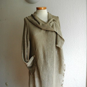 LINEN  Cardigan Natural , Linen Knitted,Summer Linen Sweater, Eco Friendly, Sweater Wrap, Clothing Natural , Pure Linen,Knitwear Cardigan