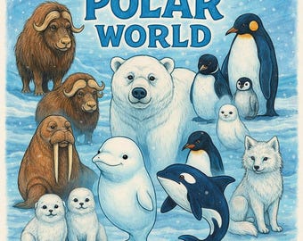 Mundo Polar - Enciclopedia infantil digital ilustrada + ilustraciones adicionales (descarga en PDF)