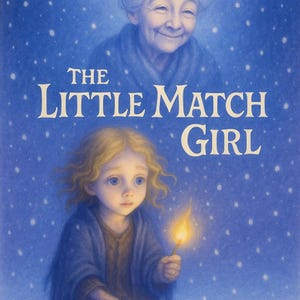 The Little Match Girl Storybook PDF with Bonus Character Art | Kids Digital Fairy Tale Book | Instant Download